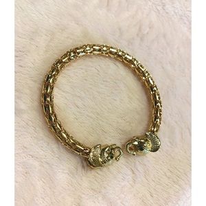 Lilly Pulitzer Gold Elephant Bangle Bracelet